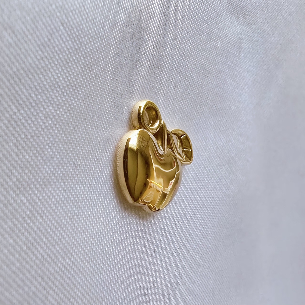 🏷NEW Non-tarnish Gold Apple Pendant‎ / Charm